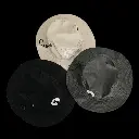 Babcia Stenia - Bucket Hat - Black Khaki Champagne 1.webp
