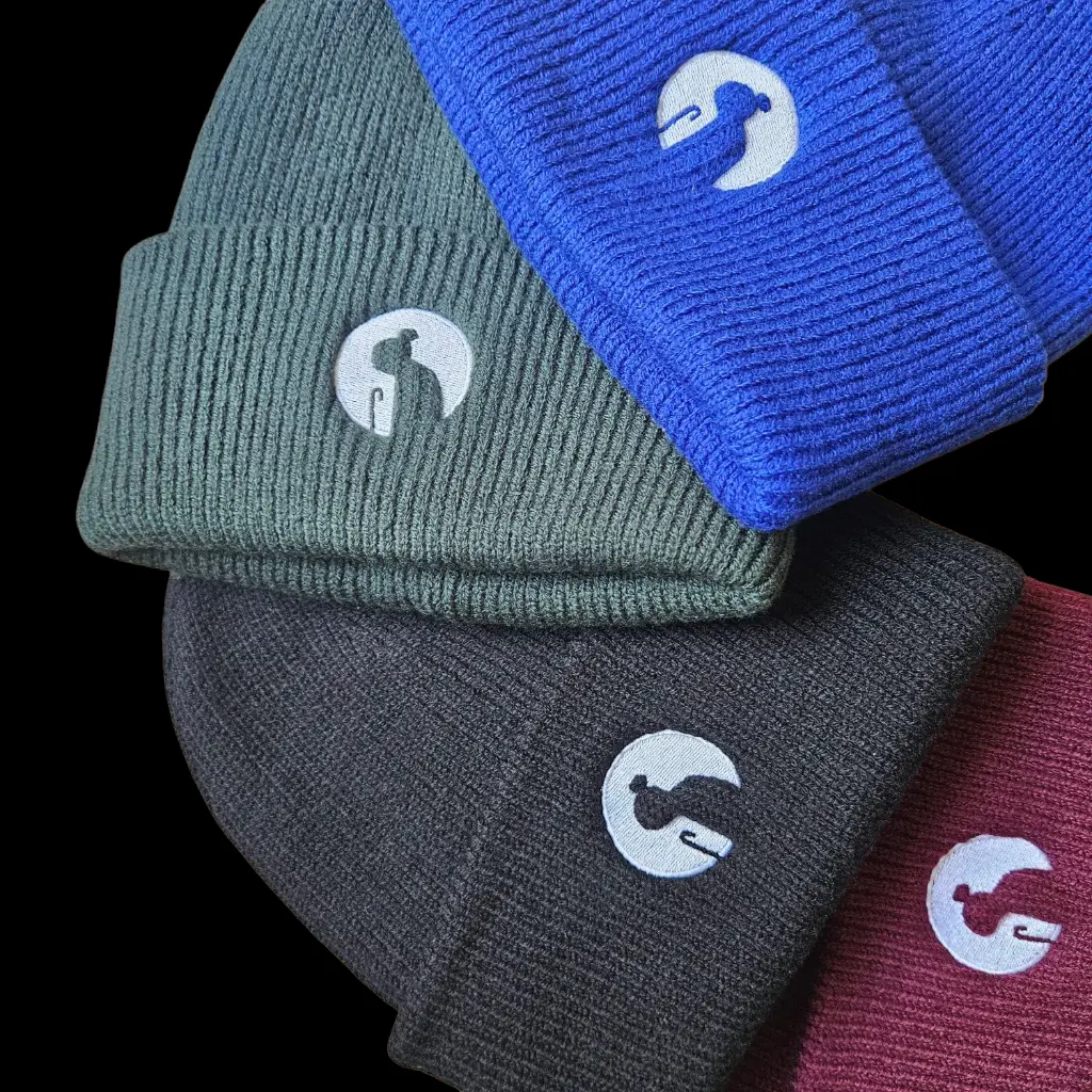 Babcia Stenia SOFT BEANIE - BLACK GREEN ROYAL BLUE BURGUNDY (2).webp