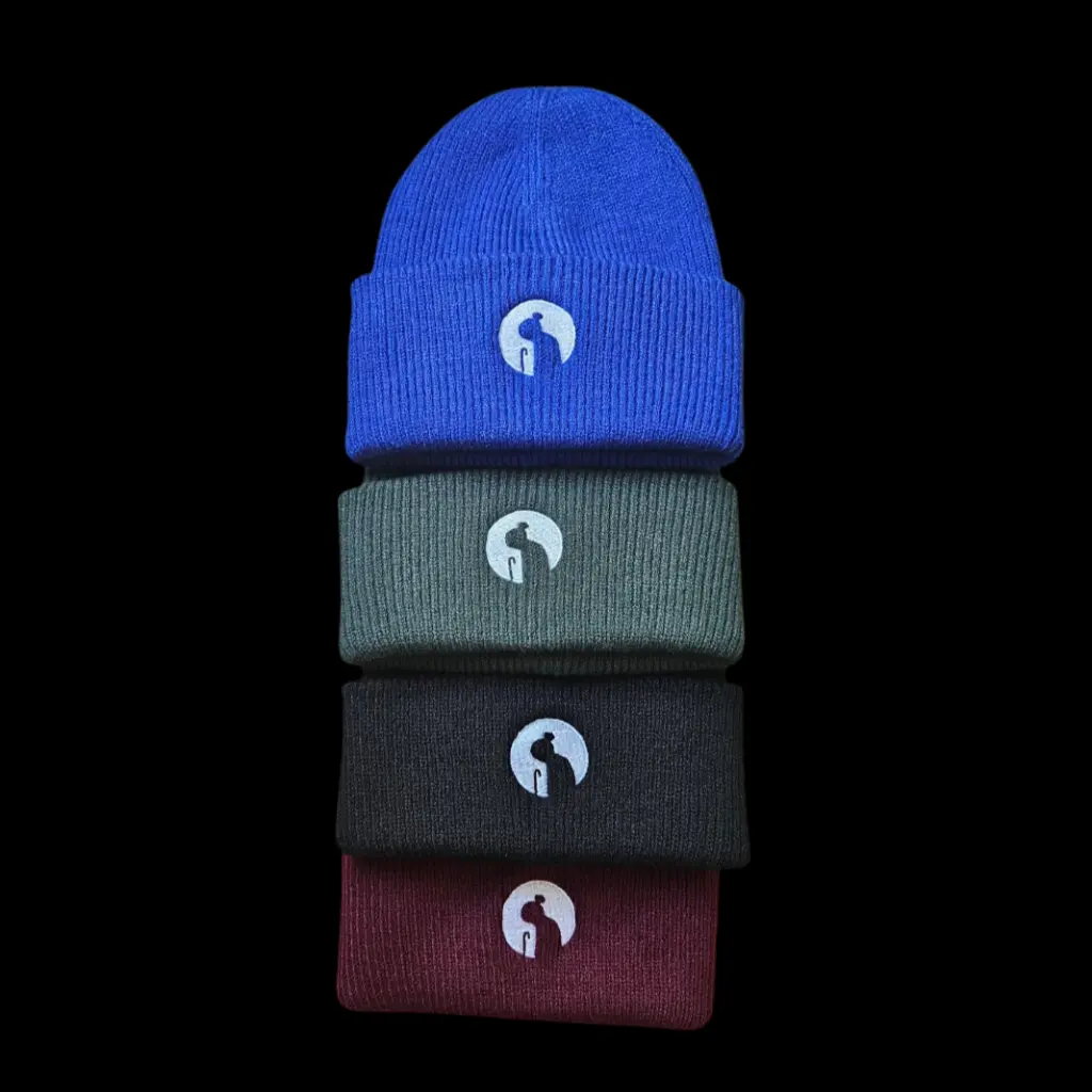 Babcia Stenia SOFT BEANIE - BLACK GREEN ROYAL BLUE BURGUNDY (1).webp