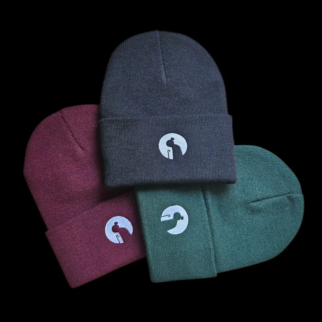 Babcia Stenia CLASSIC BEANIE - BLACK GREEN BURGUNDY (1).webp