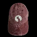 Babciny DAD HAT - BURGUNDY WASHED