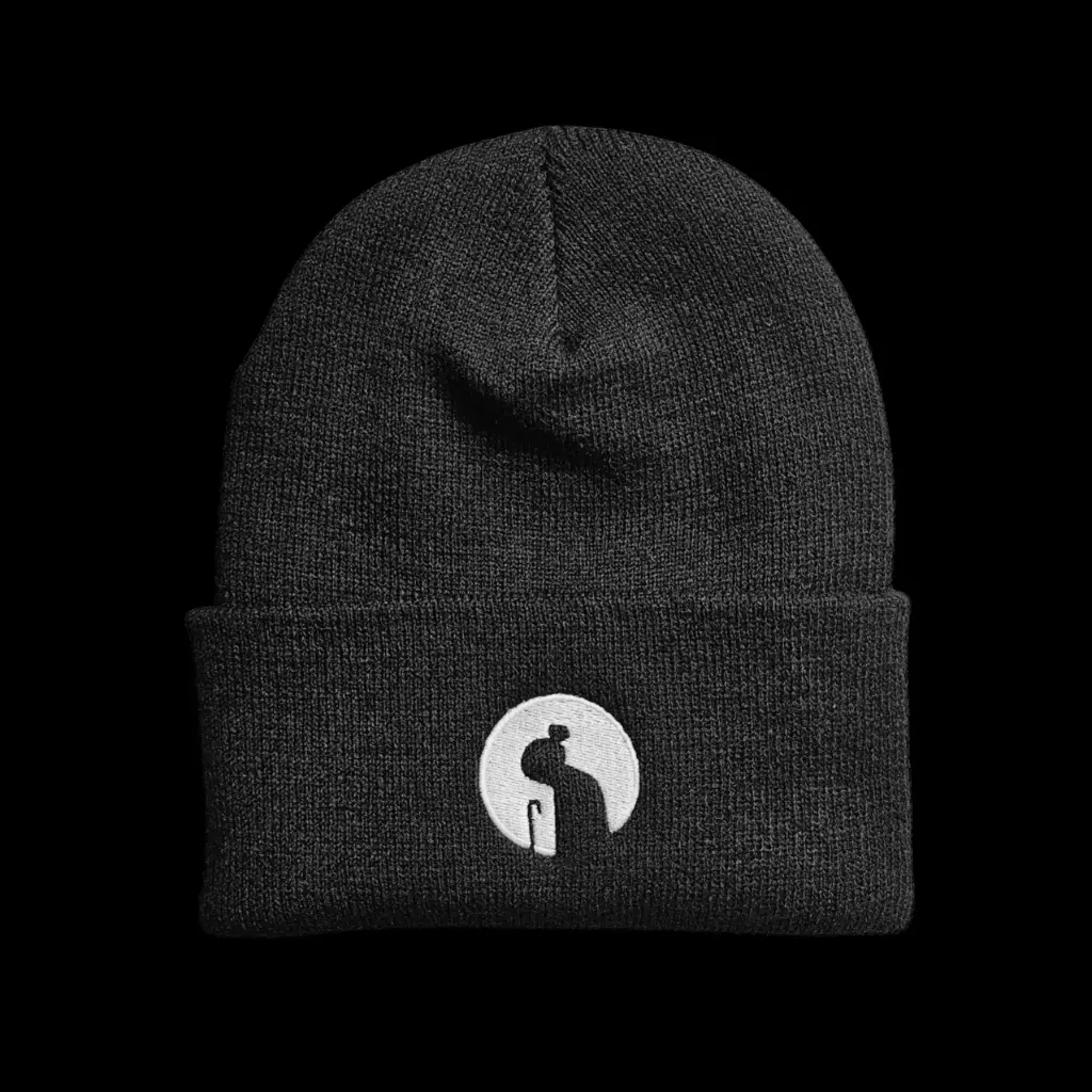 Grandma's HEAVY BEANIE - BLACK